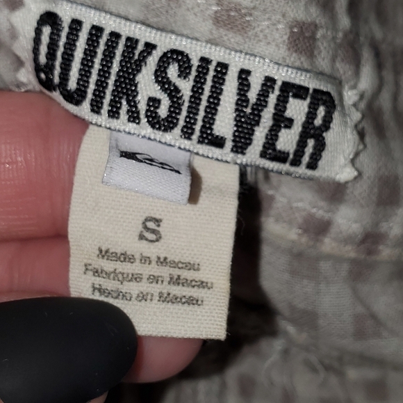 Checkered Quicksilver mini dress EUC medium - Picture 6 of 6